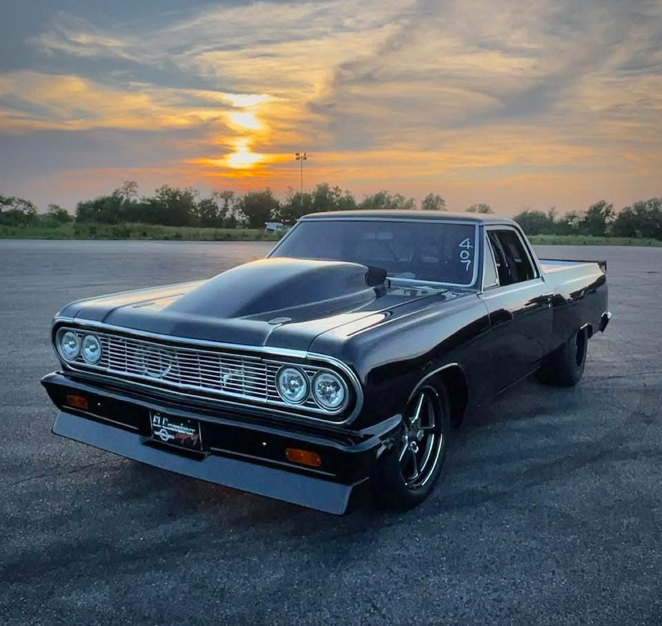 64 El Camino custom 6.5” Sunoco hood & spoiler - Max P